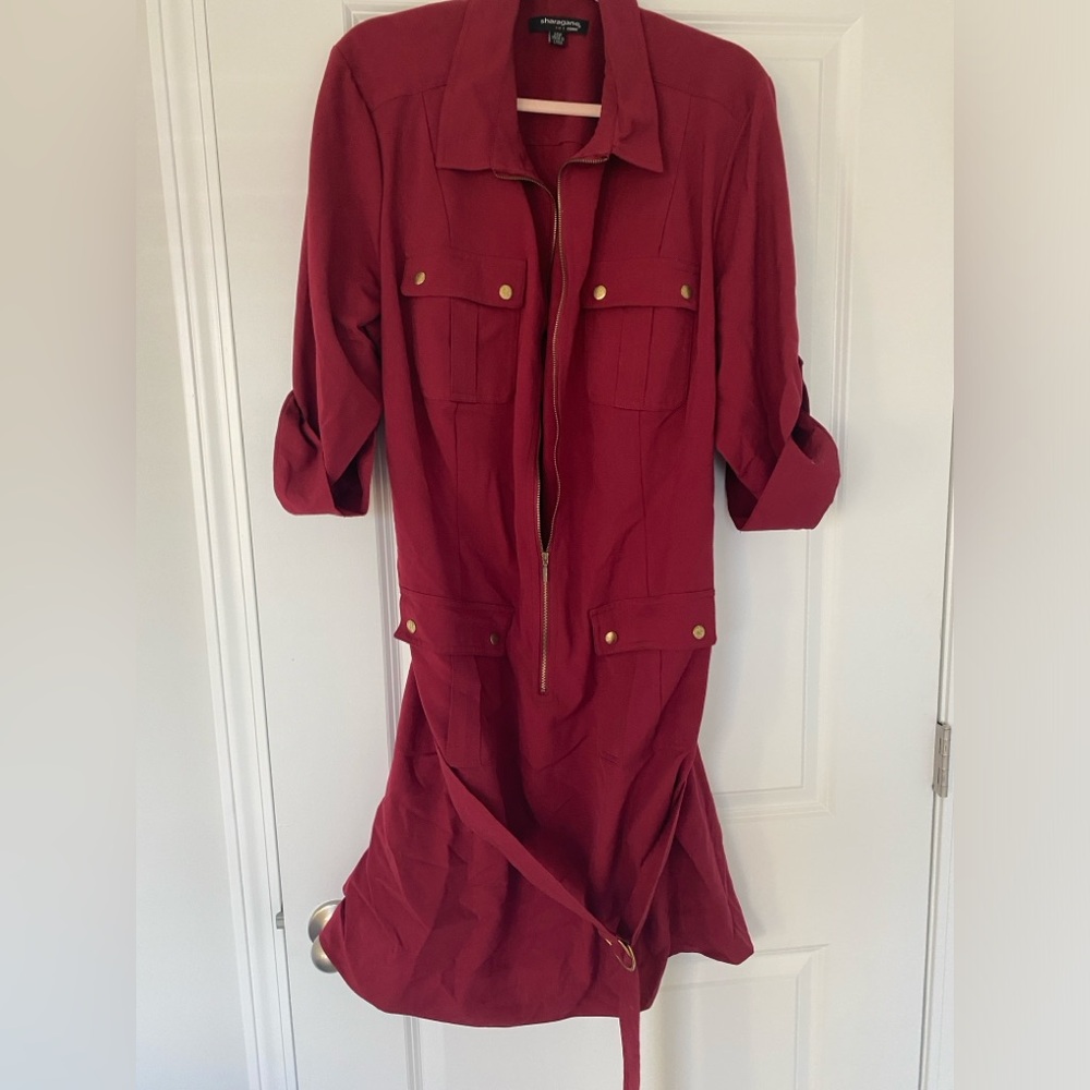 Beautiful plus size red dress